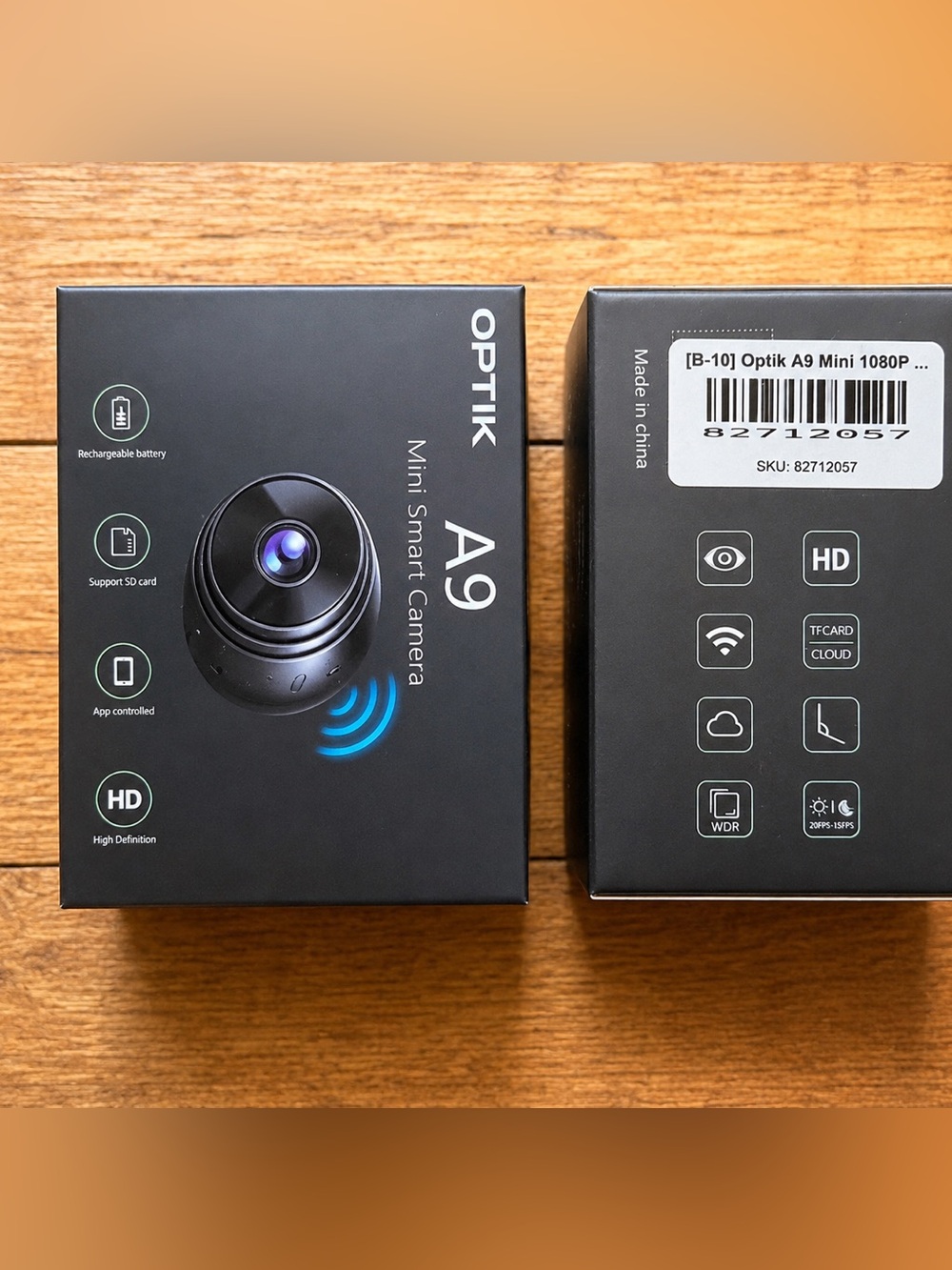 OPTIK A9 Mini Smart Camera - Black